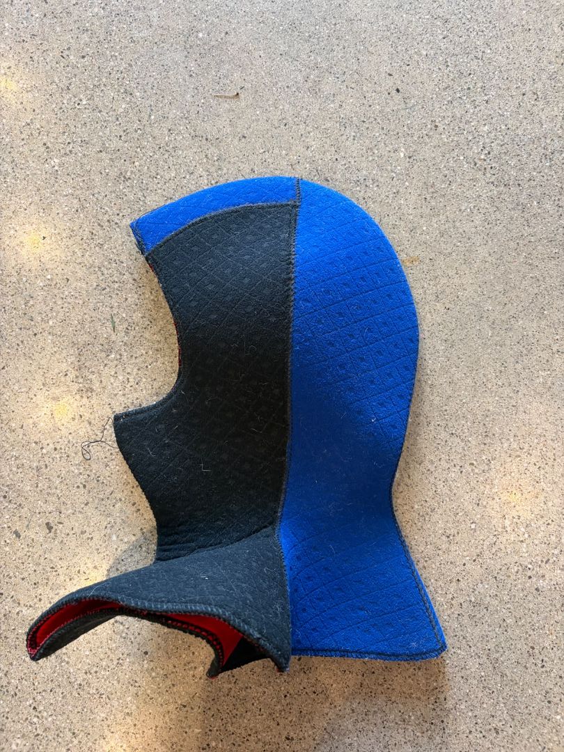 Blue  Neoprene Diving Hood, Unknown