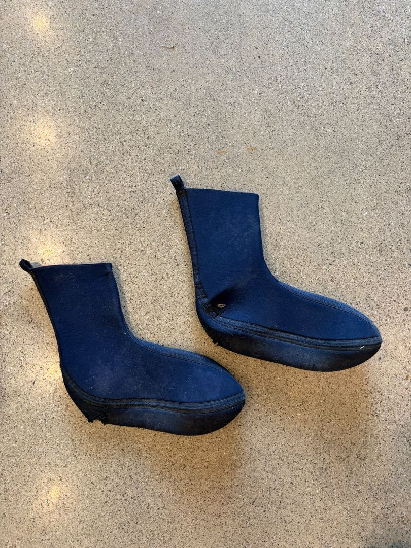 Navy  Neoprene Diving Socks, Unknown