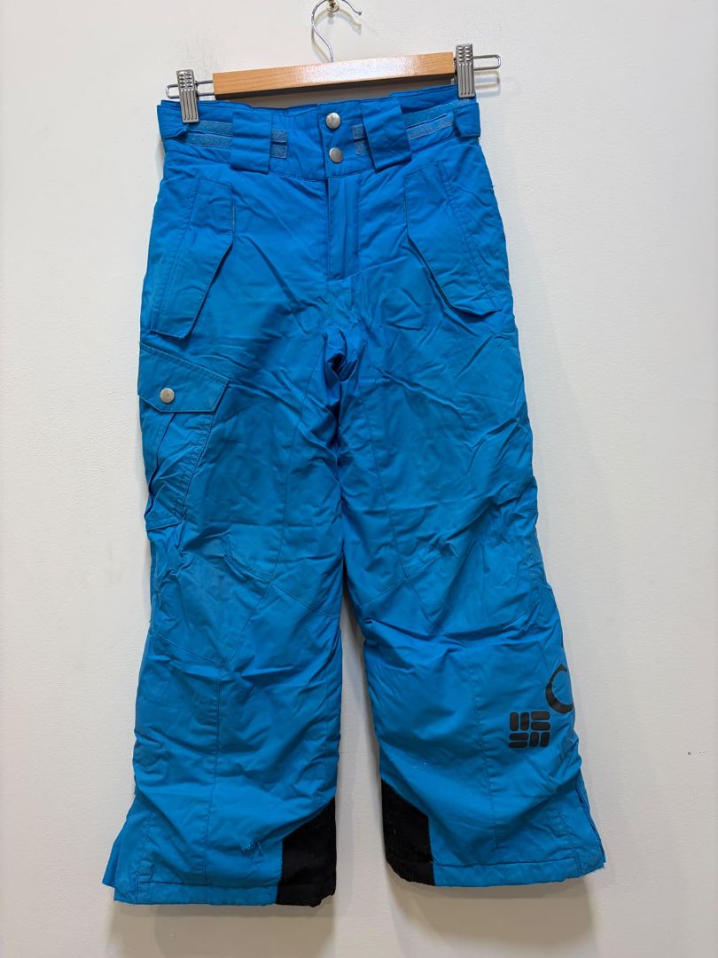 Blue Columbia Bugaboo Insulated Snow Pants, Kids 8