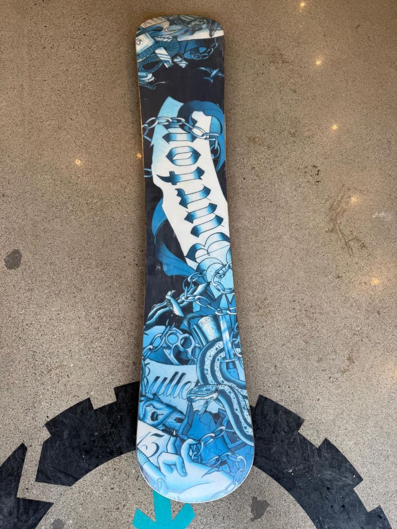 Black Burton Bullet 164 Wide, 164 cm