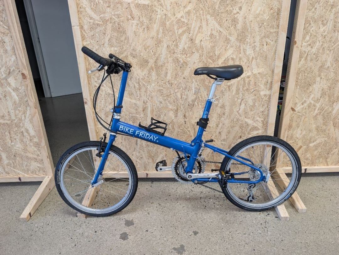 Blue Bike Friday Pocket Crusoe, S