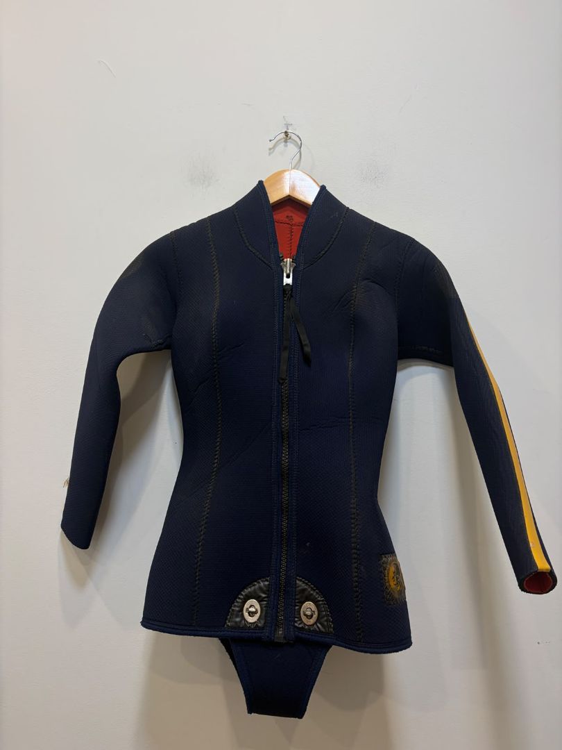 Navy Aquarius Two-Piece Diving Wetsuit, XS/S (estimated)
