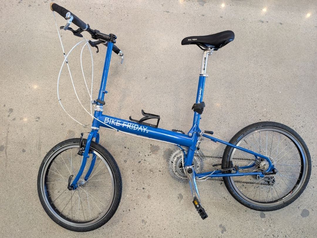 Blue Bike Friday New World Tourist